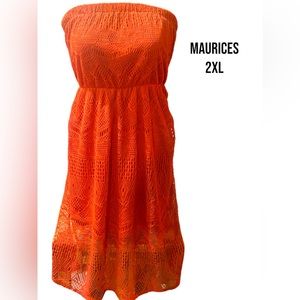 Maurice’s strapless dress size 2XL